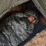 Ультралёгкий спальный мешок NATUREHIKE CNK2350WS023 M320 хлопковый с капюшоном весна осень камуфляжный, молния слева 6975641889199
